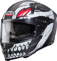 Caberg Avalon Punk Mat Gri Siyah Kırmızı