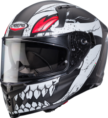 Caberg Avalon Punk Mat Gri Siyah Kırmızı