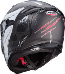 Caberg Avalon Punk Mat Gri Siyah Kırmızı