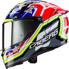 Caberg Avalon Track Siyah Fosfor Sarı Fosfor Kırmızı Mavi