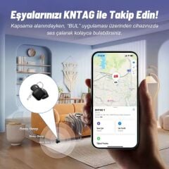 KN Master KNTAG 1 Apple Uyumlu 4'lü Akıllı Takip Cihazı Seti