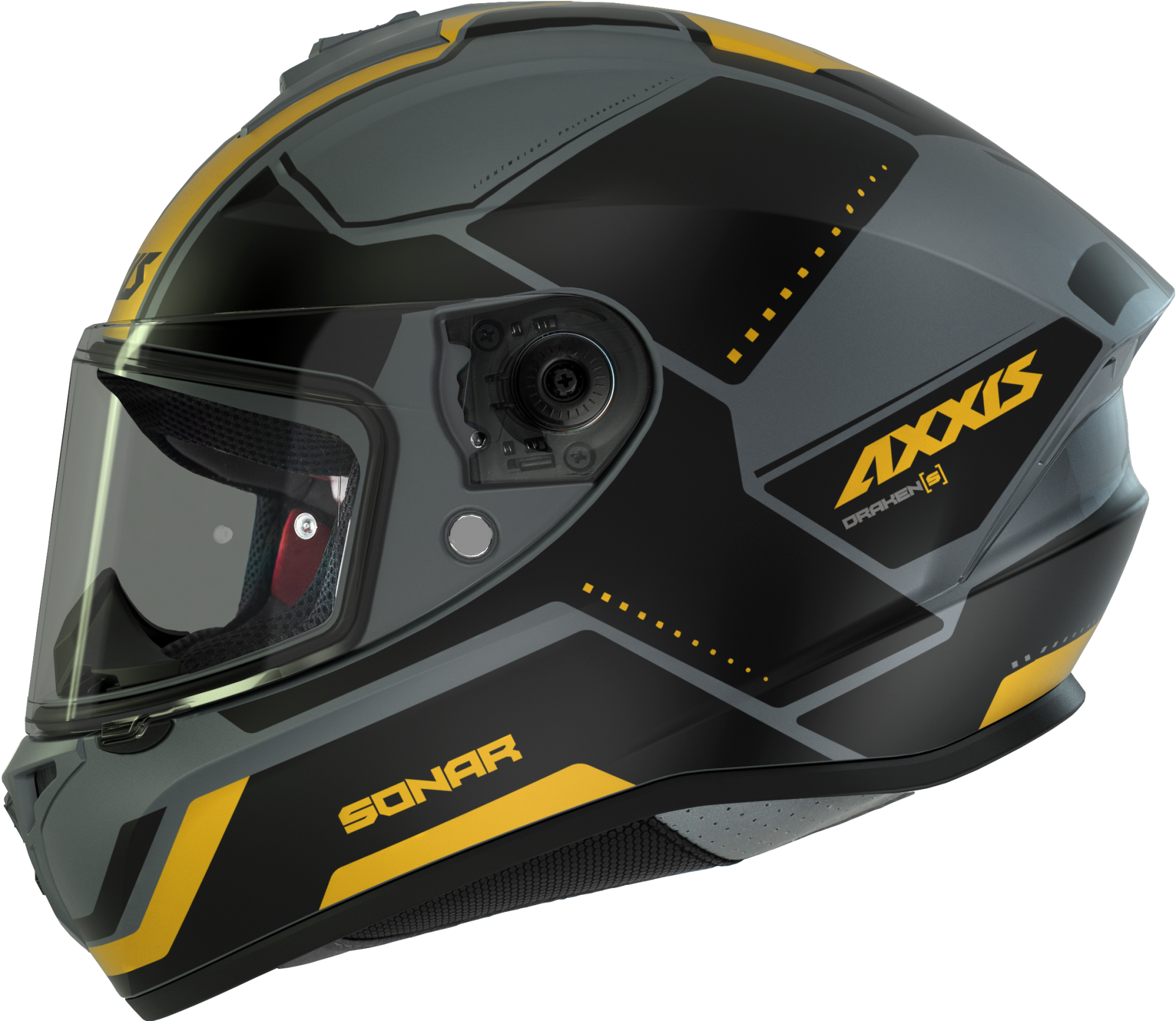 Axxis Draken S Sonar Mat Sarı