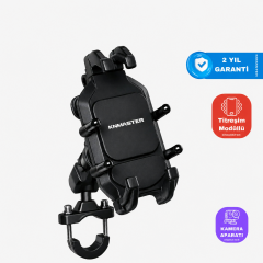 KN Master TT-860 Titreşim Önleyicili Motosiklet Telefon Tutucu