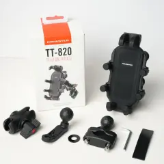 KN Master TT-820 Titreşim Önleyicili Motosiklet Telefon Tutucu