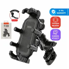 KN Master TT-820 Titreşim Önleyicili Motosiklet Telefon Tutucu