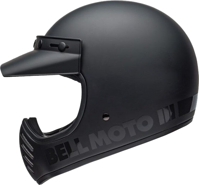 Moto-3 Classic Mat Siyah