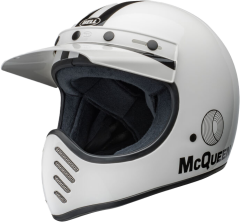 Moto-3 Steve McQueen Any Given Sunday Gloss Siyah Beyaz