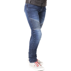 Tech90 Dicle Kevlar Kadın - Kot Motosiklet Pantolonu