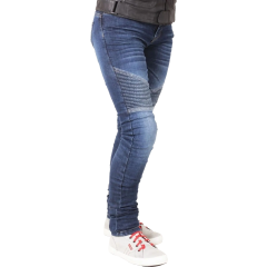 Tech90 Dicle Kevlar Kadın - Kot Motosiklet Pantolonu