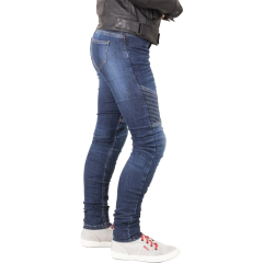 Tech90 Dicle Kevlar Kadın - Kot Motosiklet Pantolonu