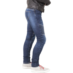 Tech90 Dicle Kevlar Kadın - Kot Motosiklet Pantolonu