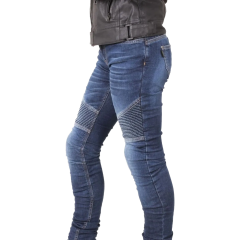 Tech90 Dicle Kevlar Kadın - Kot Motosiklet Pantolonu