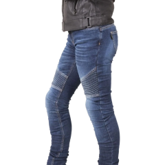 Tech90 Dicle Kevlar Kadın - Kot Motosiklet Pantolonu