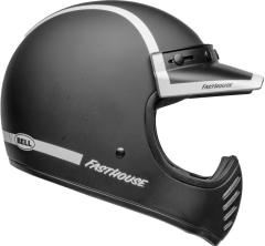 Moto-3 Fasthouse Old Road Siyah Beyaz