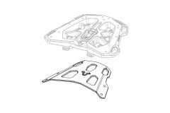 STREET-RACK - Siyah - Moto Guzzi V100 Mandello  (22-) - GPT.17.038.16000/B
