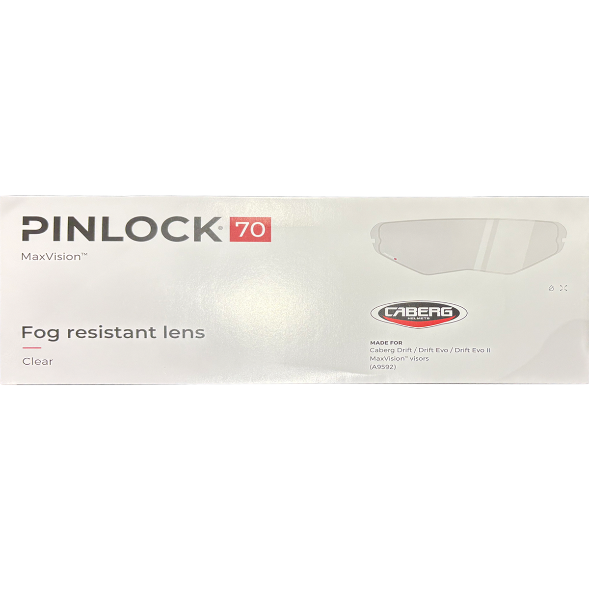 Pinlock 70 - Caberg Drift/Drift Evo/Drift Evo 2 İçin Buğu Önleyici - A9592