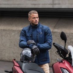 Oxford Barkston Dry2Dry Laminat Erkek Ceket - Lacivert - TM224803