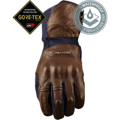 Five Gloves WFX Skin GTX - Kahverengi Su Geçirmez Kışlık Korumalı Deri Eldiven