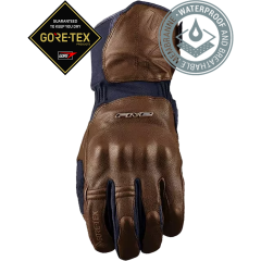 Five Gloves WFX Skin GTX - Kahverengi Su Geçirmez Kışlık Korumalı Deri Eldiven