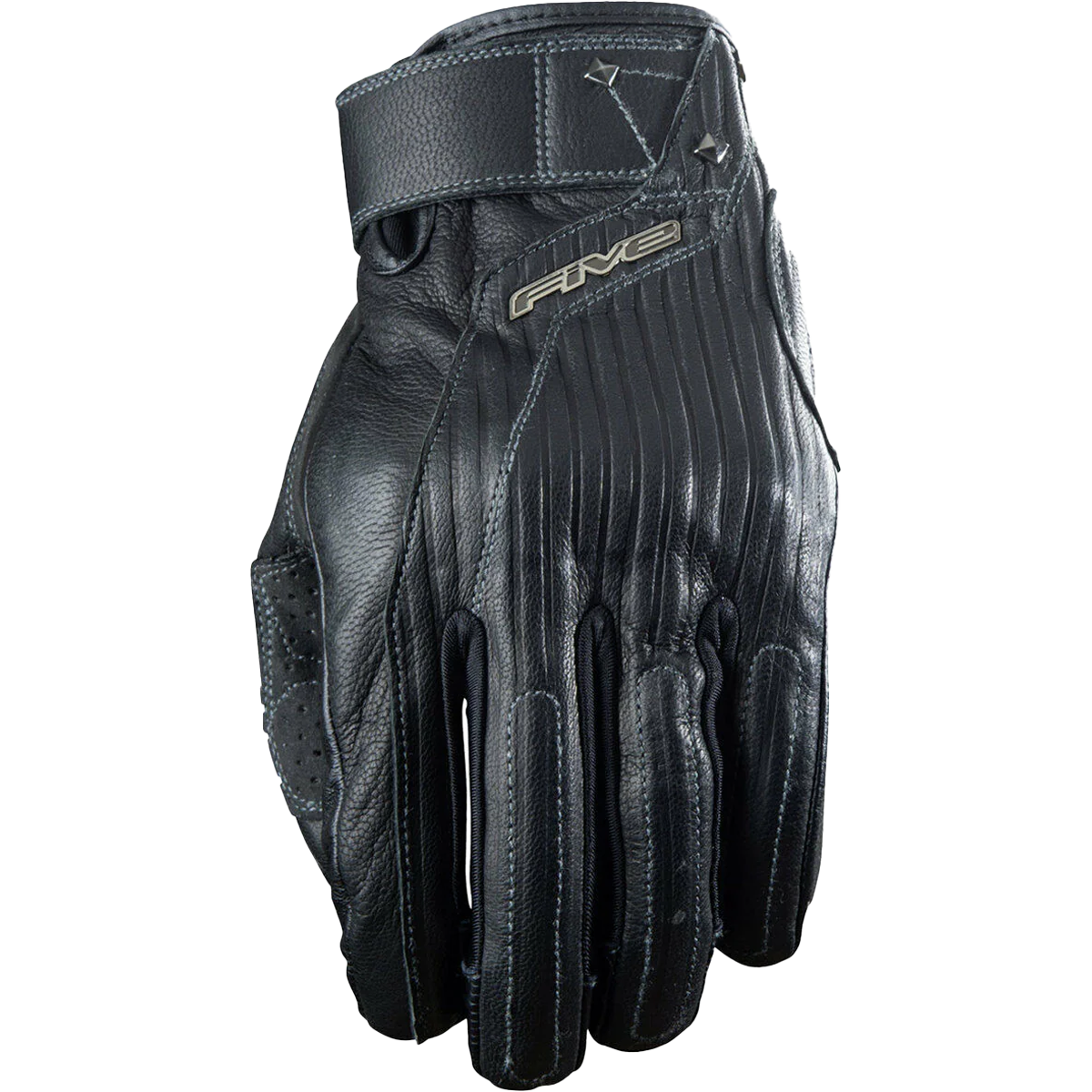 Five Gloves El Camino - Siyah Deri Motosiklet Eldiveni
