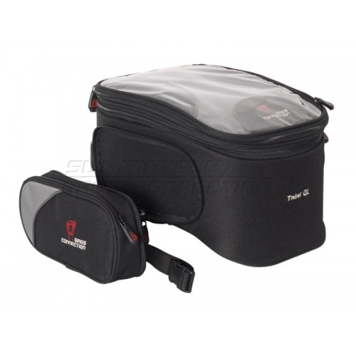 QUICK-LOCK Trial Tankbag 1200D Nylon Siyah 16 Lt - 23 Lt Depo Üstü Çanta