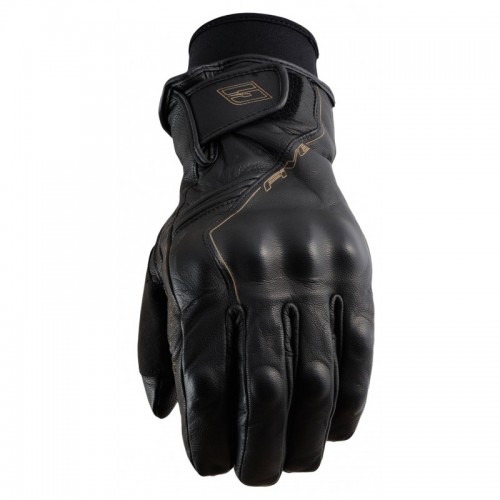 Five Gloves WP Kısa Kışlık Siyah Motosiklet Eldiveni