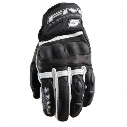 Five Gloves X-Rider Siyah-Beyaz Motosiklet Eldiveni