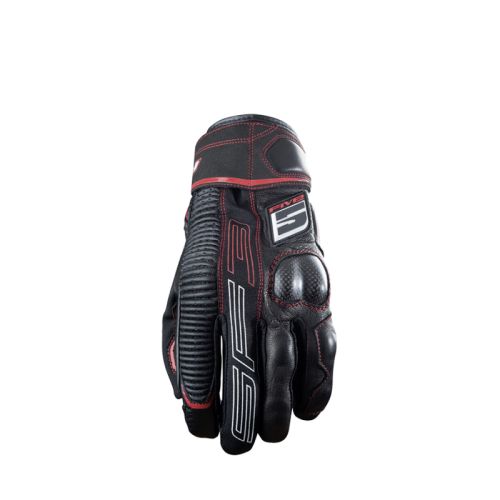 Five Gloves SF3 Siyah/Kırmızı Motosiklet Eldiveni